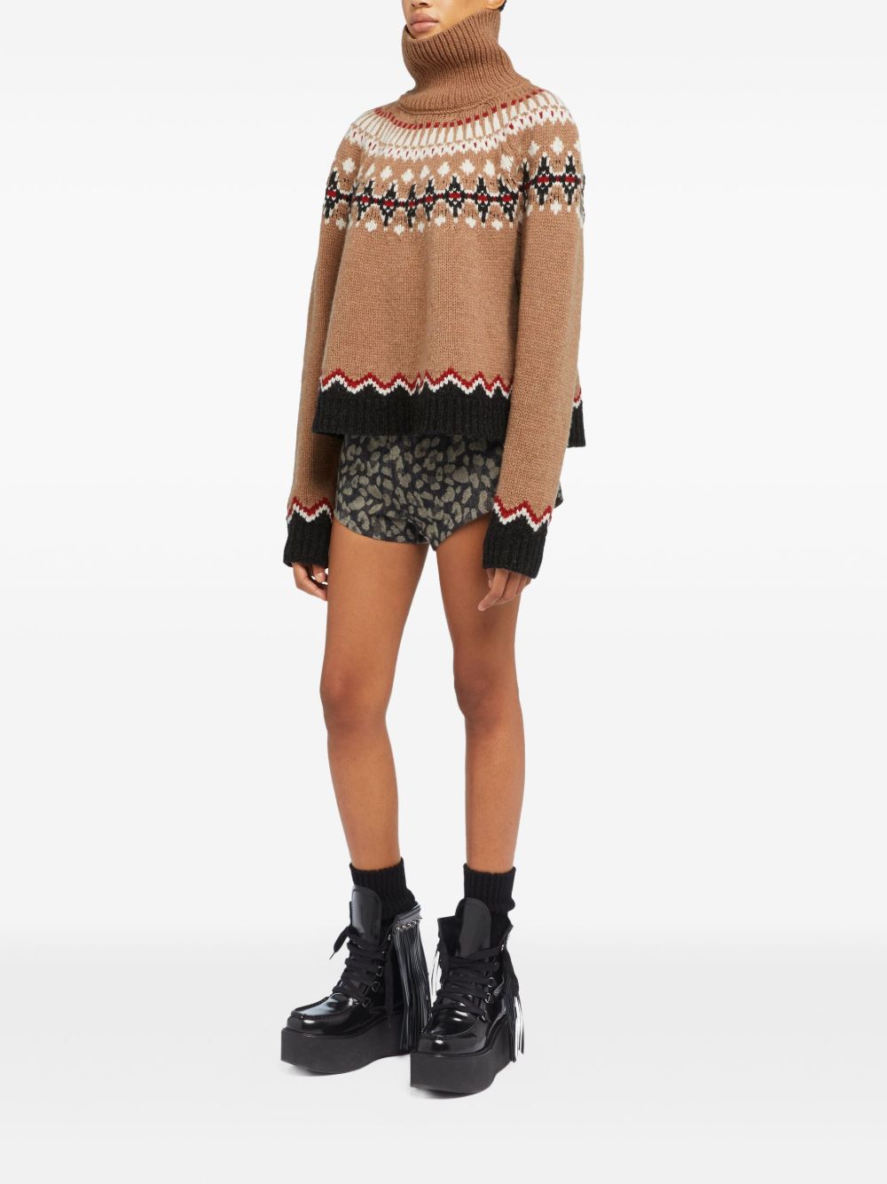 Alanui Sweaters Camel