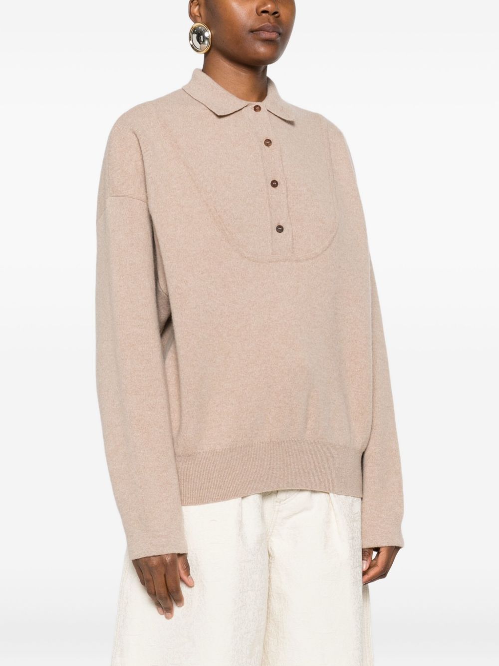 JACQUEMUS T-shirts and Polos Beige