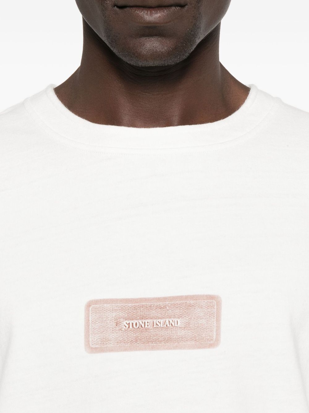 Stone Island T-shirts and Polos White