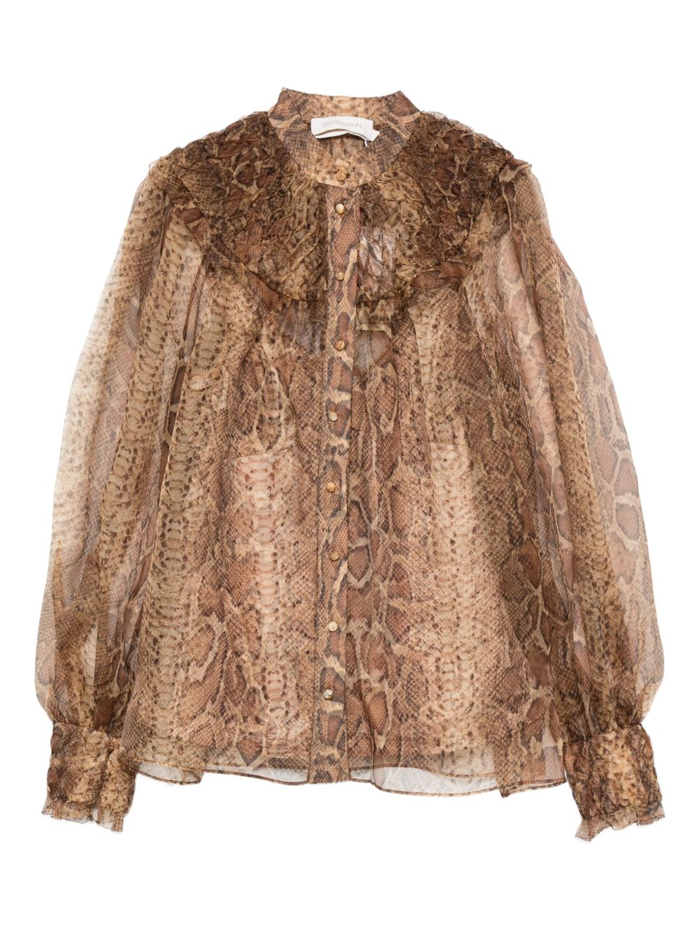 Zimmermann Shirts Brown