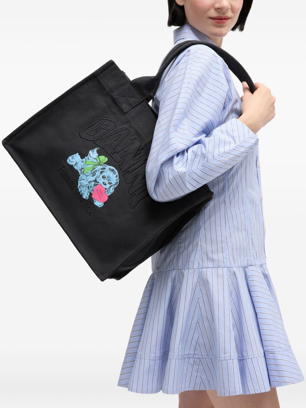 Ganni Puppy Large Tote