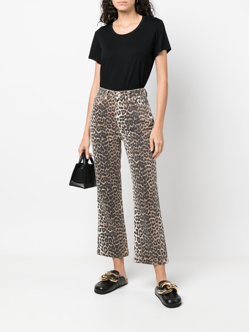 GANNI Jeans Brown