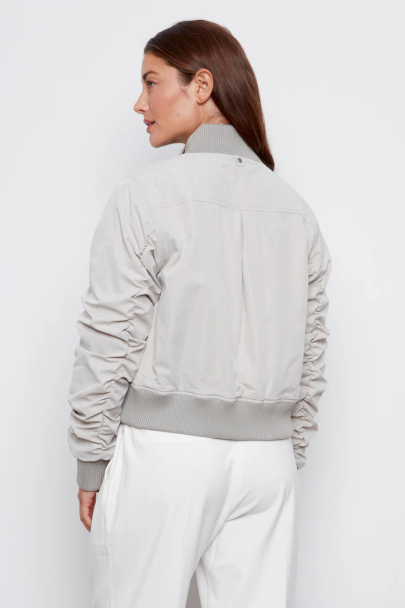 ADROIT ATELIER Cierra, bomber jacket with shirring detail
