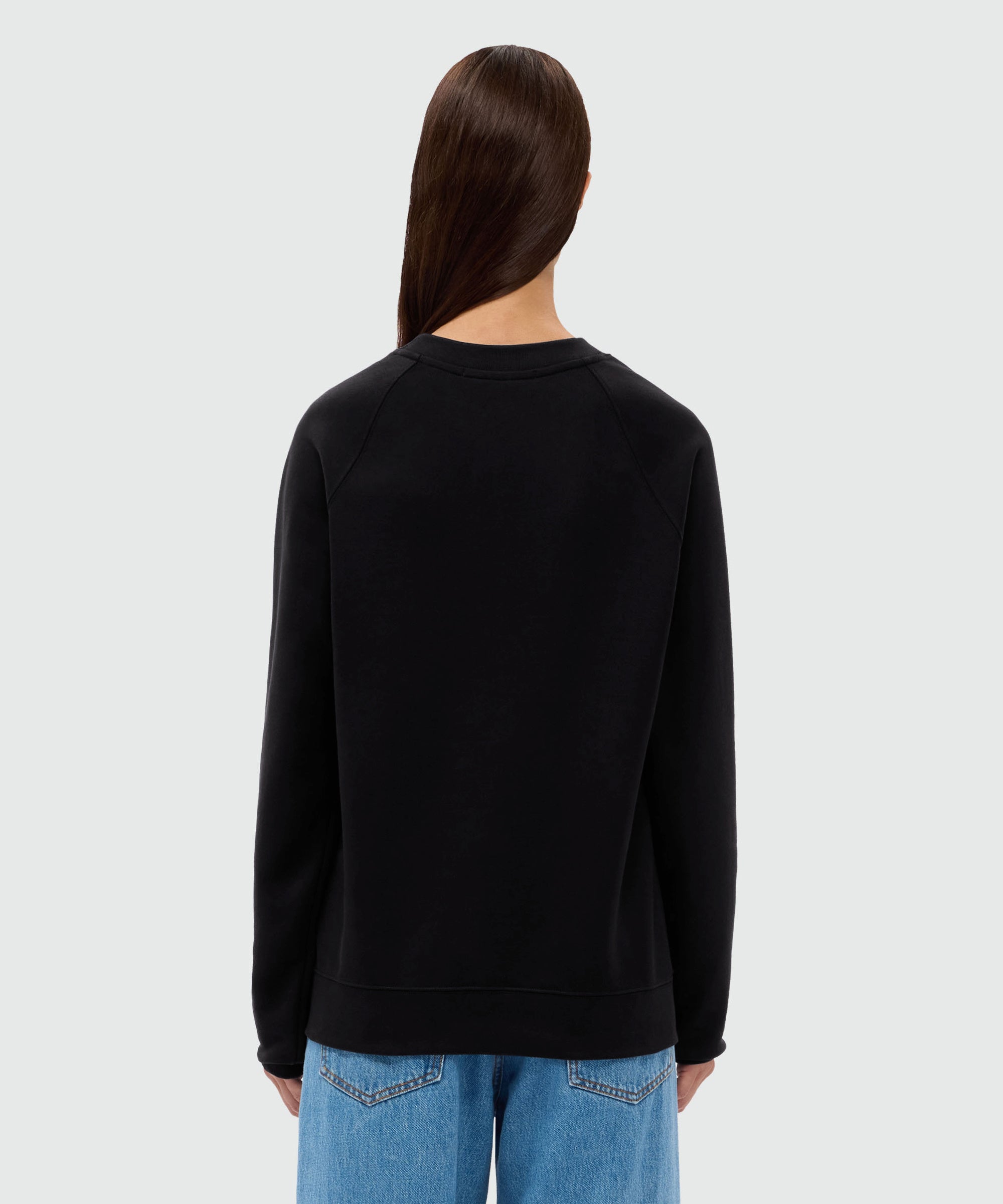 MSGM Logo Cotton Sweatshirt – Off White