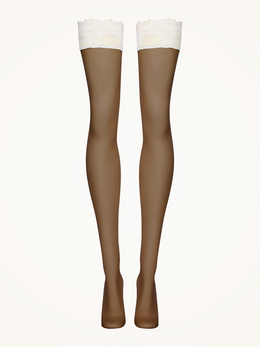Wolford Nude 8 Lace Stay-Ups