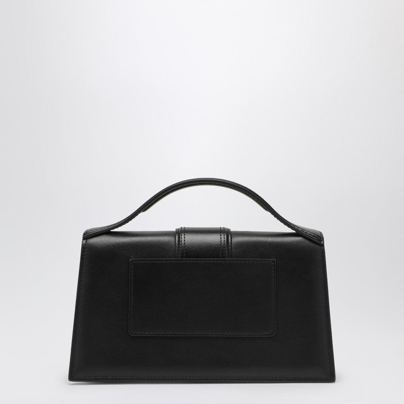 JACQUEMUS Le Grand Bambino bag in black leather