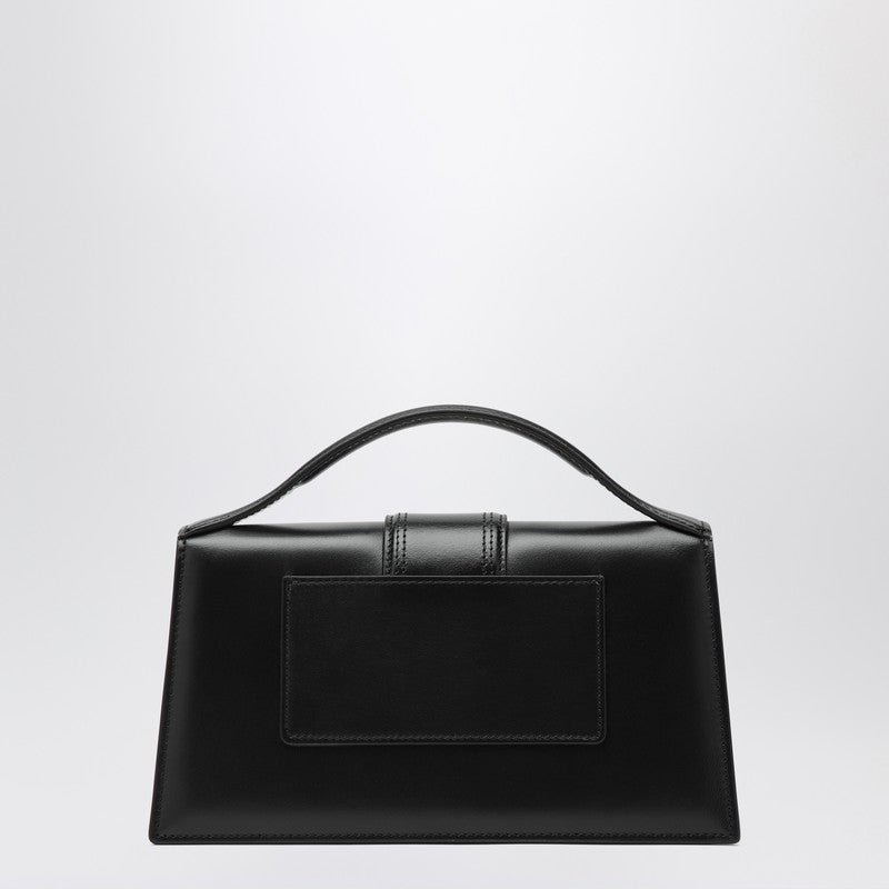 JACQUEMUS Le Grand Bambino bag in black leather
