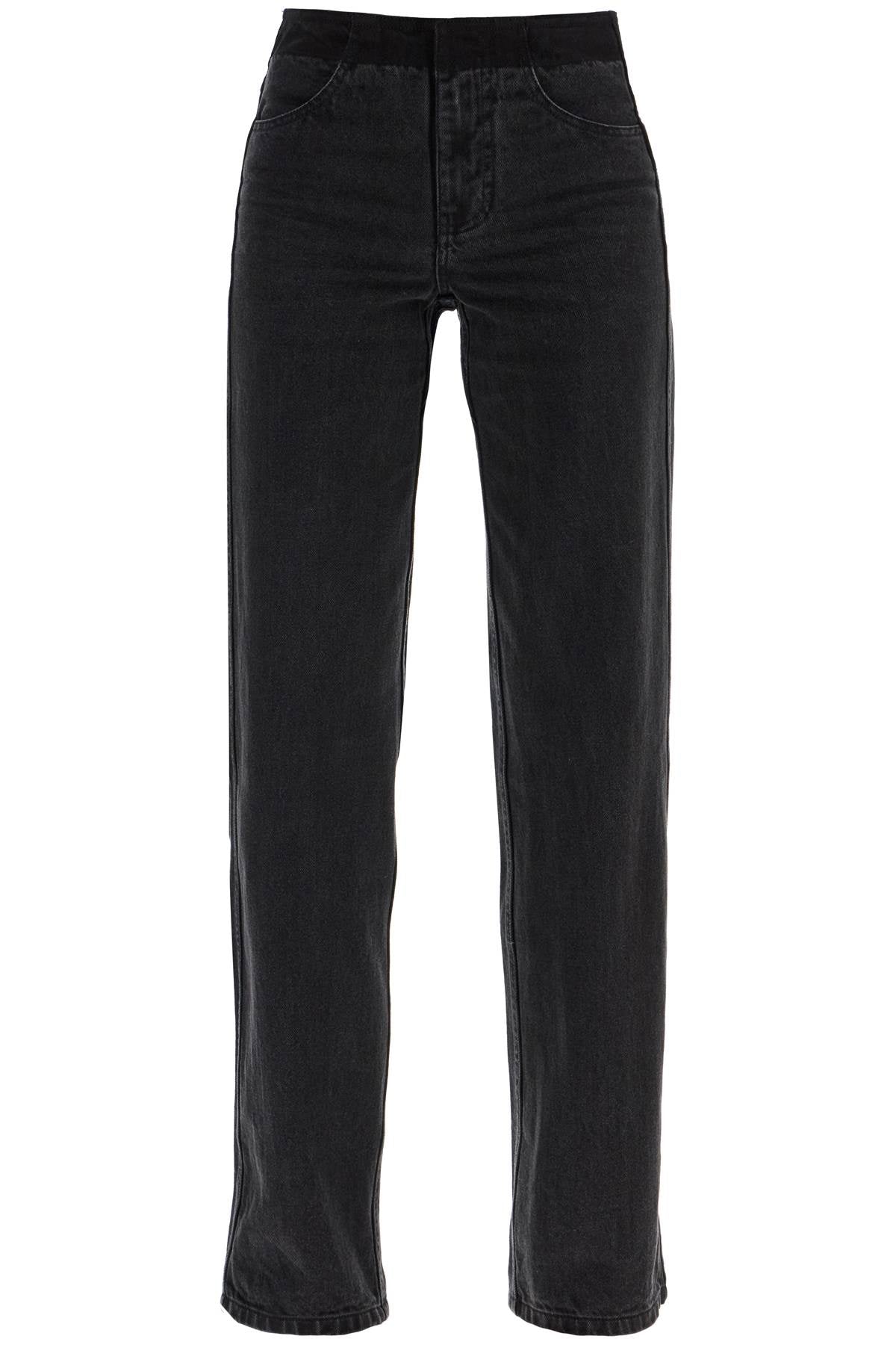 Christopher Esber low-waisted deconstructed jeans