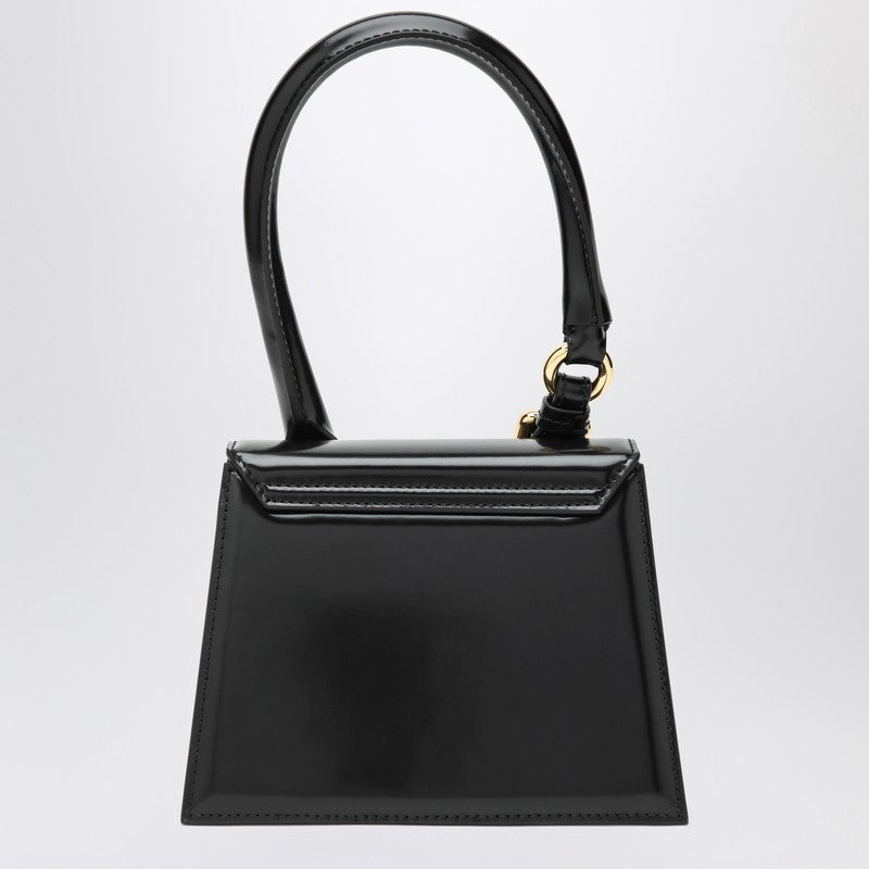 JACQUEMUS Medium black Chiquito bag with buckle