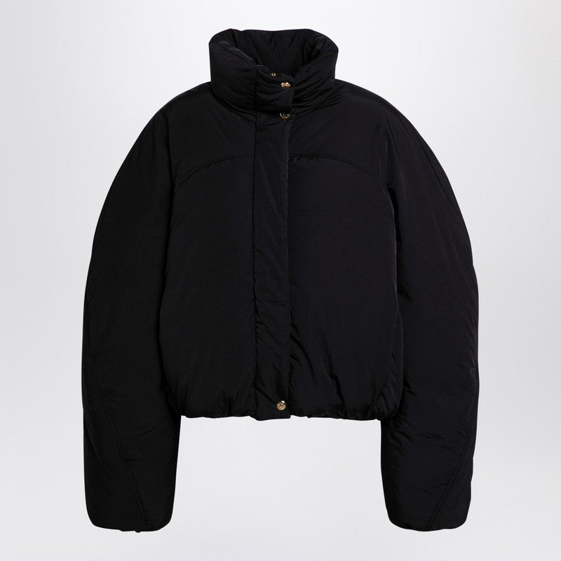 JACQUEMUS Black La doudoune courte Caraco bomber jacket