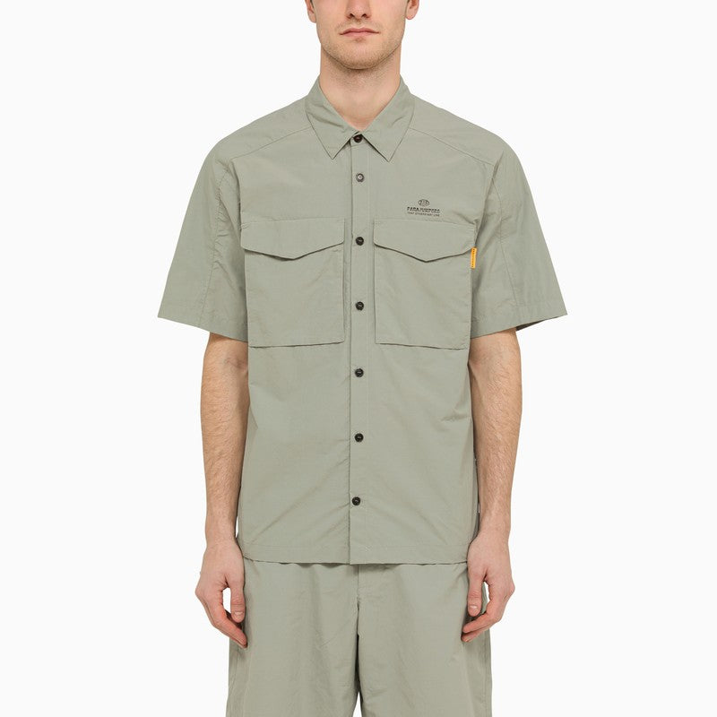 Parajumpers Shadow grey Pete shirt in nylon and cotton