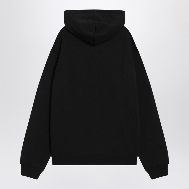 JACQUEMUS Black cotton hoodie