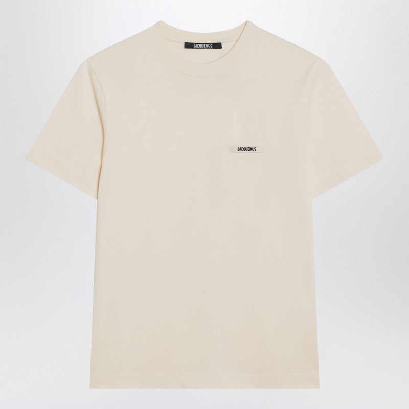 JACQUEMUS Light beige Gros Grain T-shirt