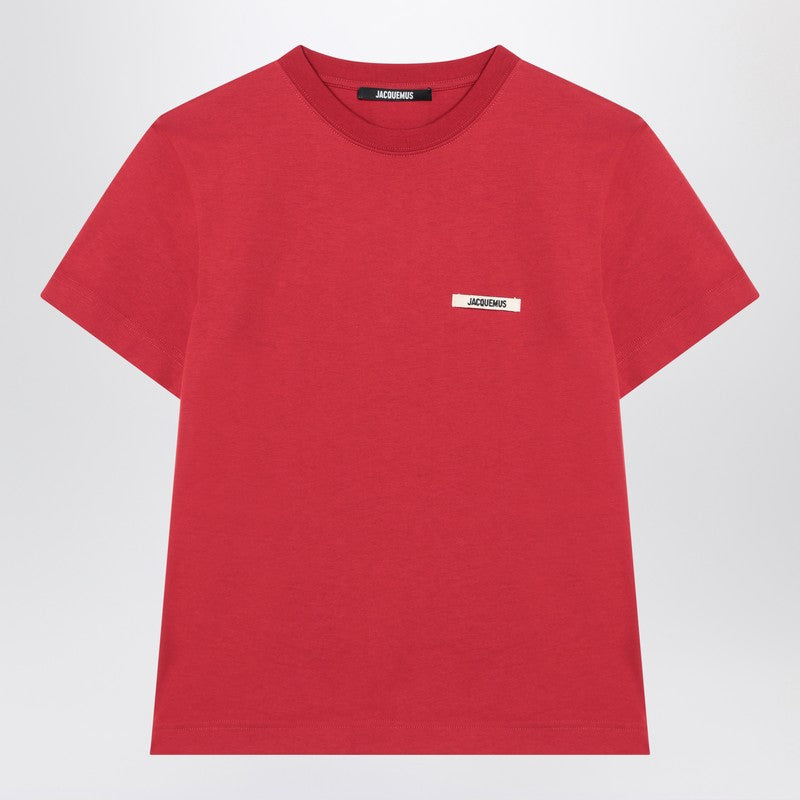 JACQUEMUS Red Gros Grain T-shirt
