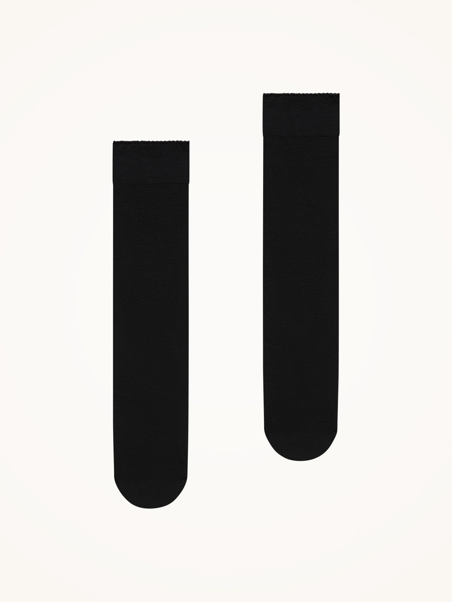 Wolford Velvet de Luxe 50 Knee-Highs — Black