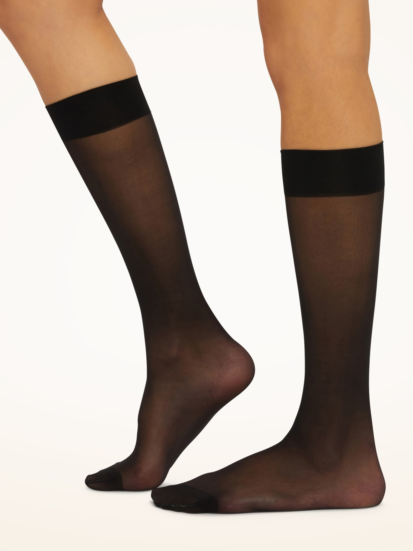 Wolford Individual 10 Knee-Highs — Black
