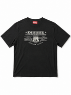 Diesel Kids Oversized Logo Cotton T-Shirt