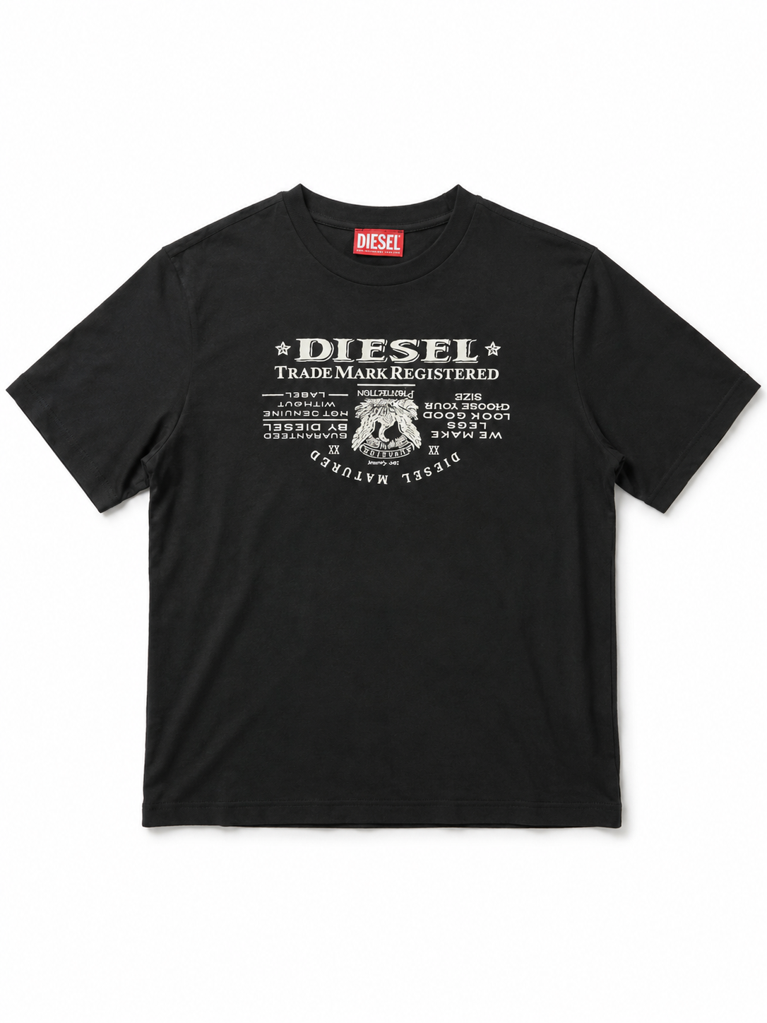 Diesel Kids Oversized Logo Cotton T-Shirt