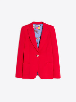 Vilagallo Red Tailored Blazer Jacket