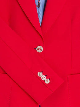 Vilagallo Red Tailored Blazer Jacket