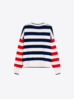 Vilagallo Striped Dachshund Sweater
