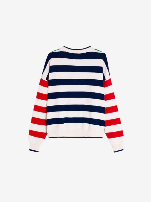 Vilagallo Striped Dachshund Sweater