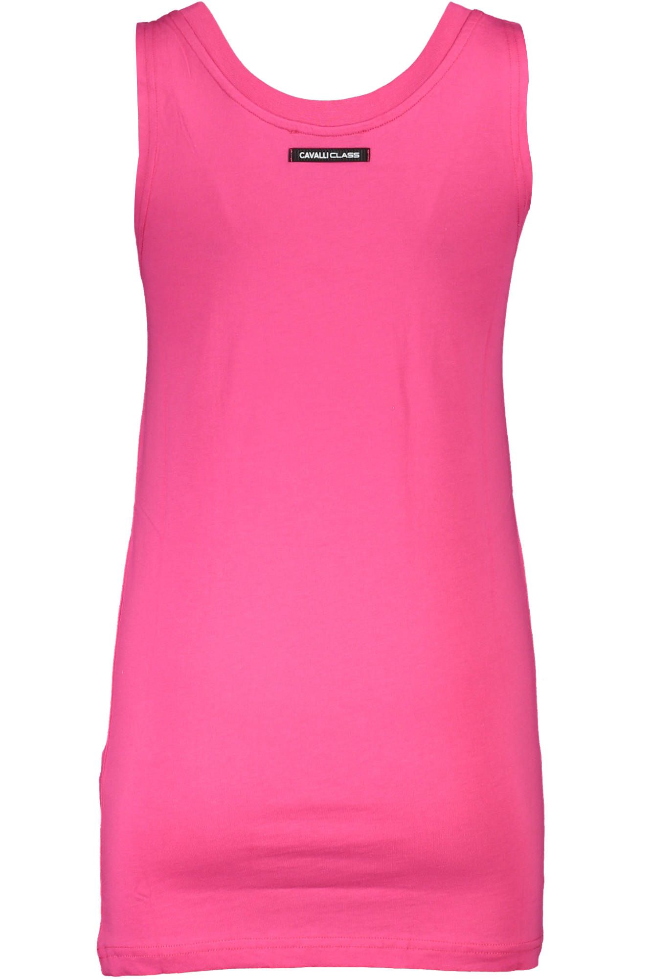 Pink Cotton Women Tank Top