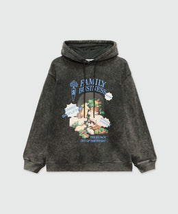 MSGM “Family Business” Hoodie in Black