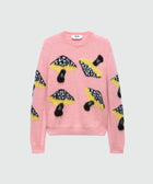 MSGM “Fantastic Mushroom” Jacquard Sweater – Grey
