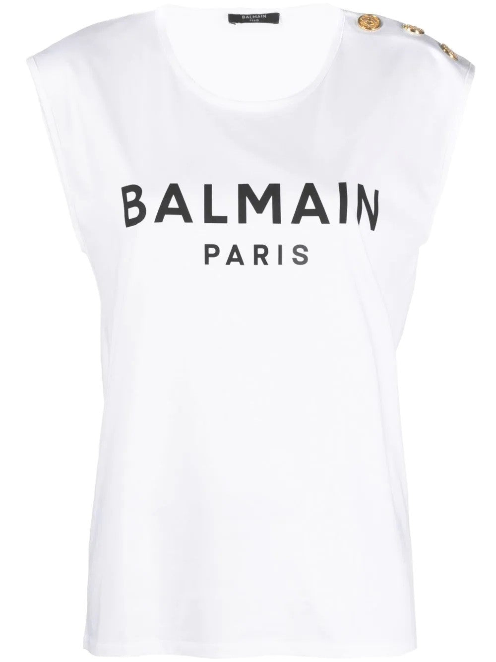 3Button Balmain Printed Top