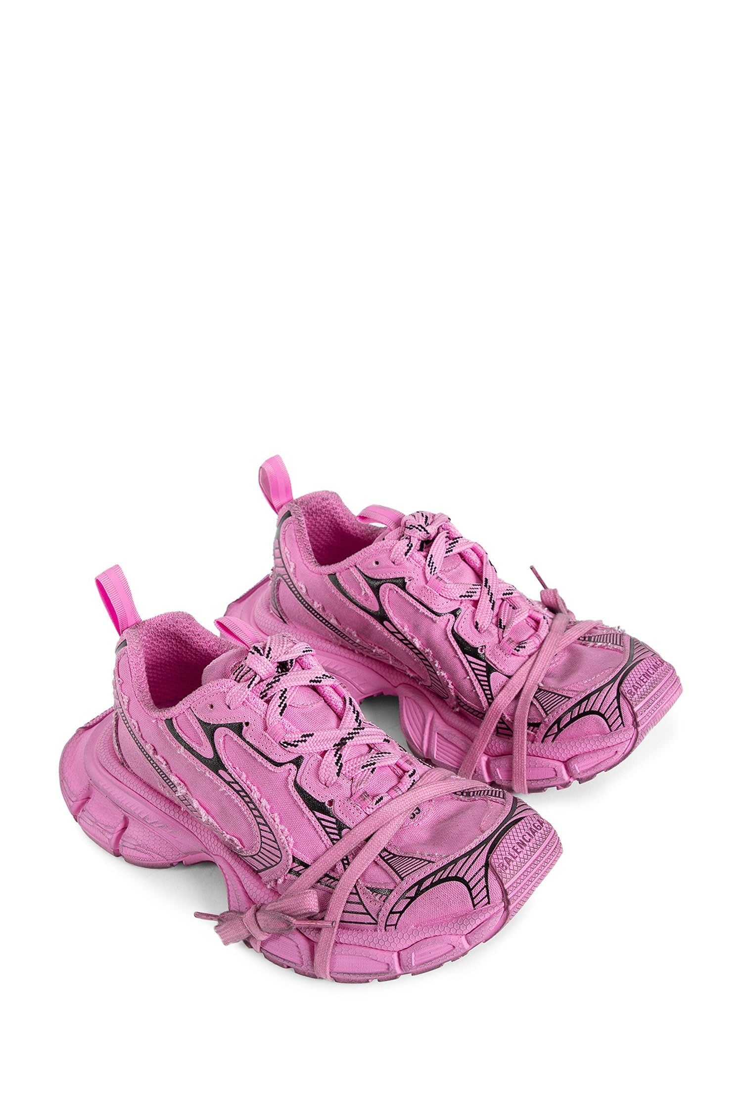 3Xl Sneakers In Destroyed Canvas
