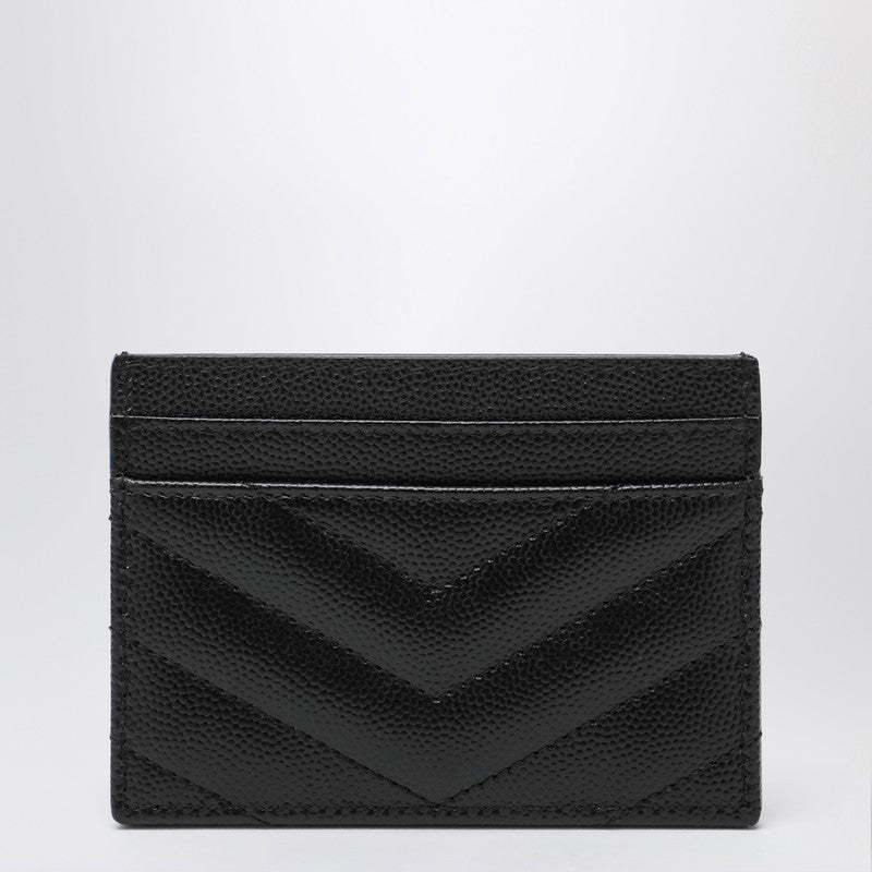 Saint Laurent Black Monogram credit card holder