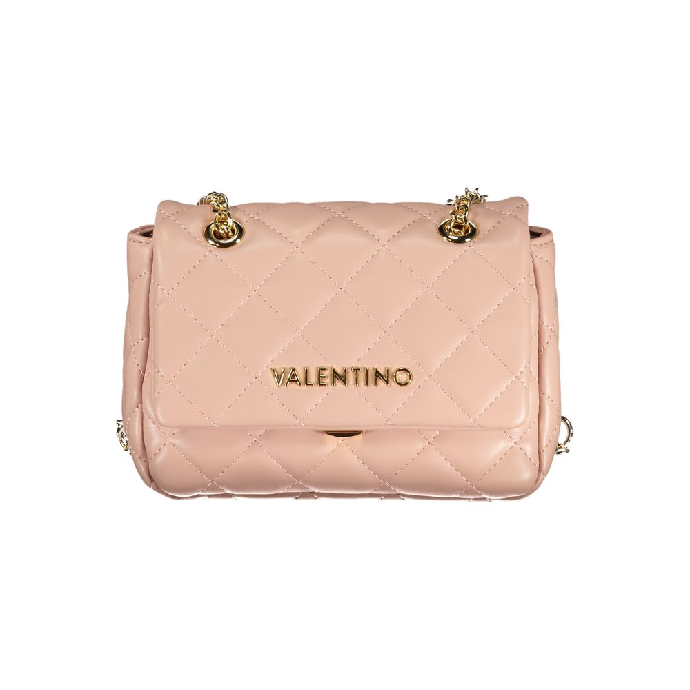 Pink Polyethylene Handbag