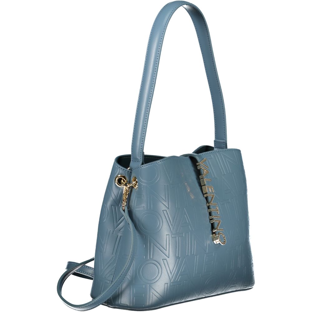 Light Blue Polyethylene Handbag