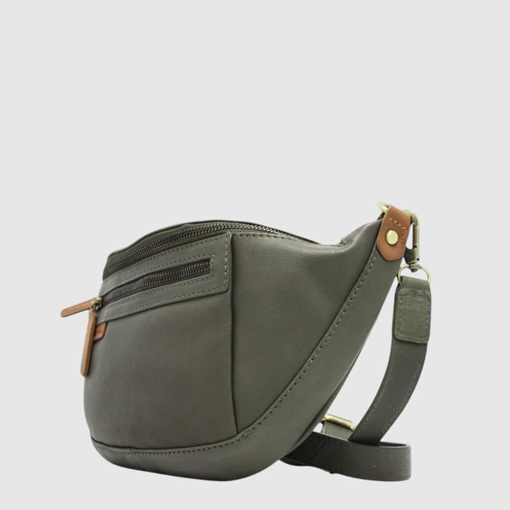 The Trend The Trend Alessia Leather Waist Bag