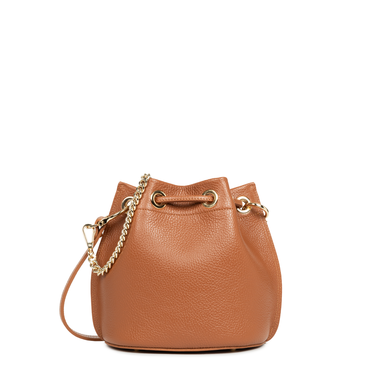 Small bucket bag – CAMEL