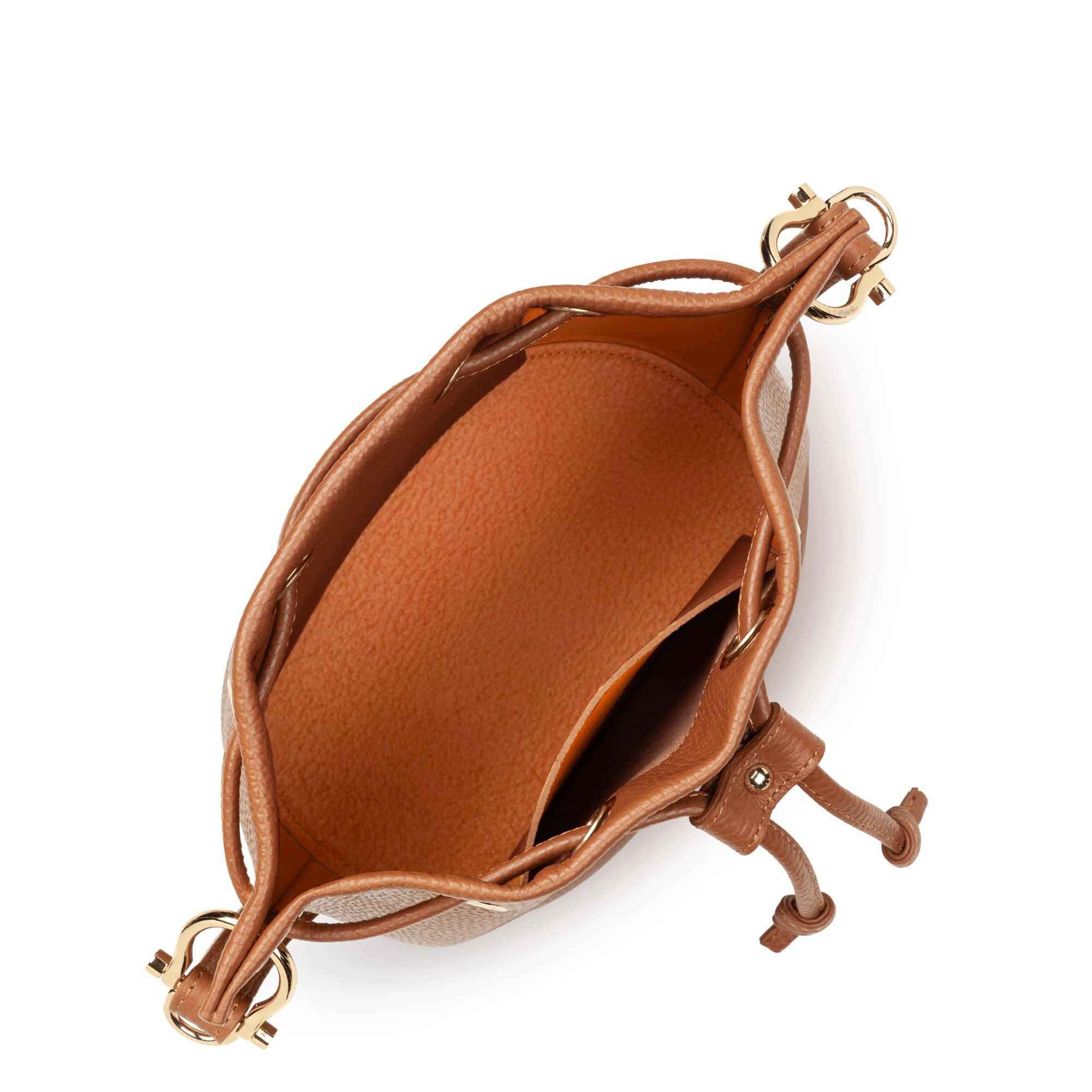 Small bucket bag – CAMEL