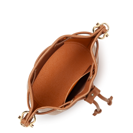 Small bucket bag – CAMEL