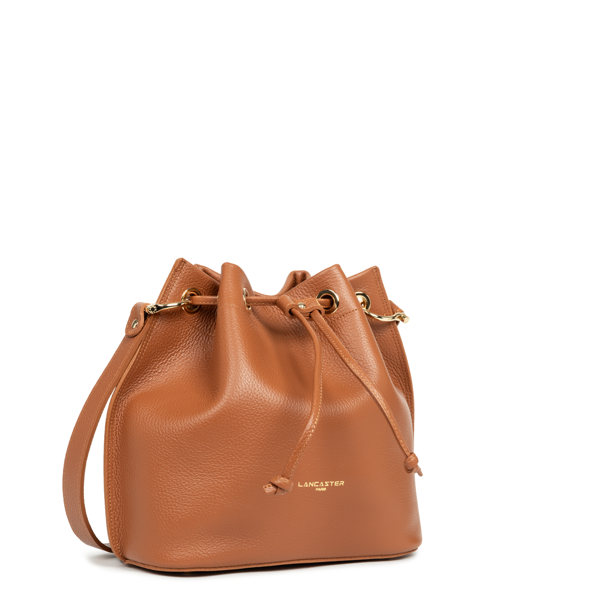 M bucket bag – CAMEL