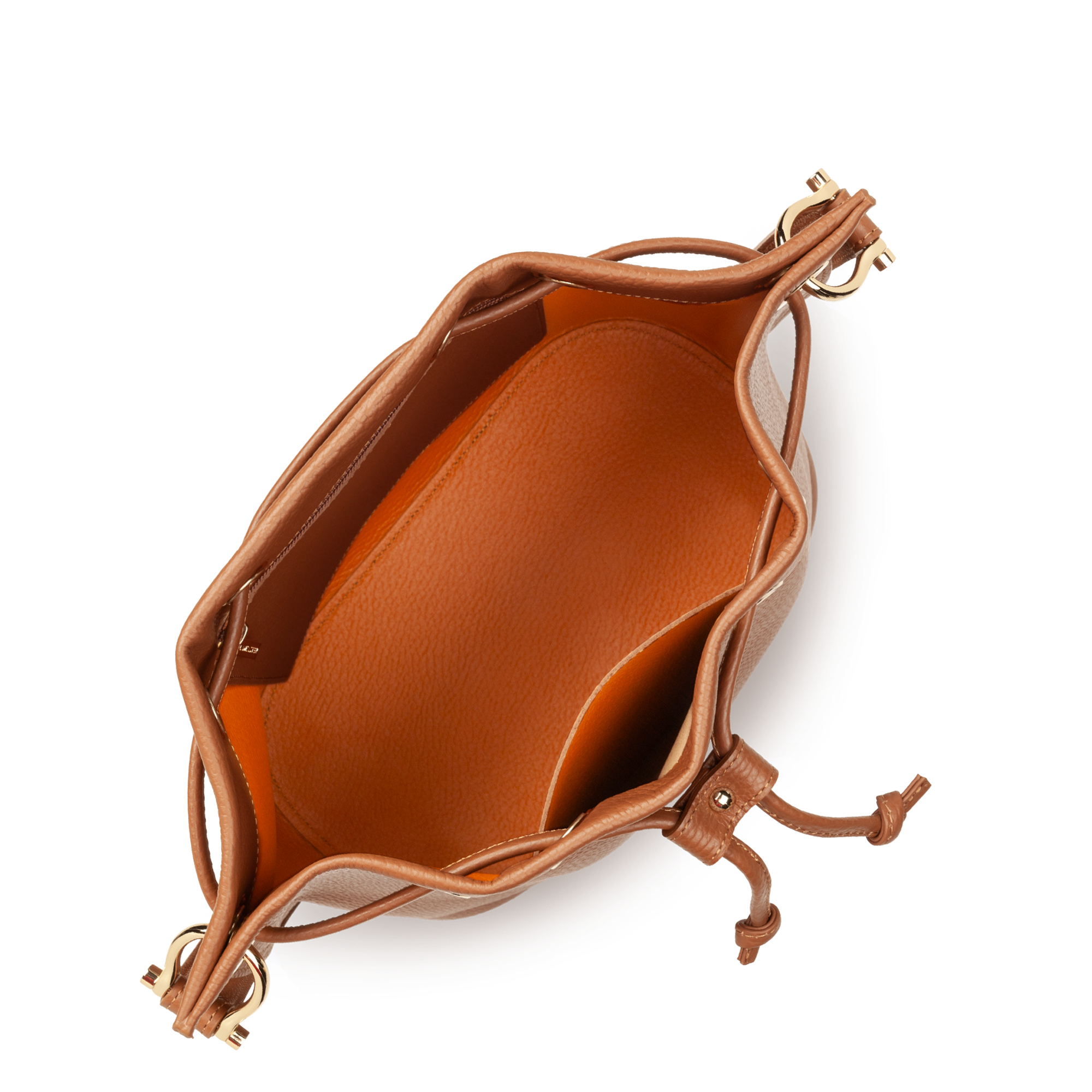 M bucket bag – CAMEL