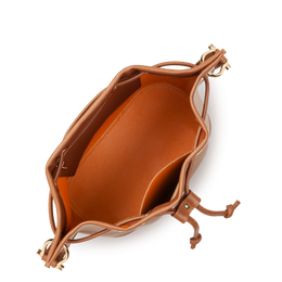 M bucket bag – CAMEL