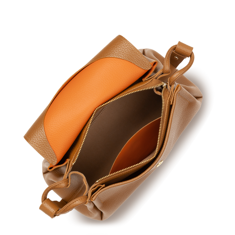 Large crossbody bag – CAMEL