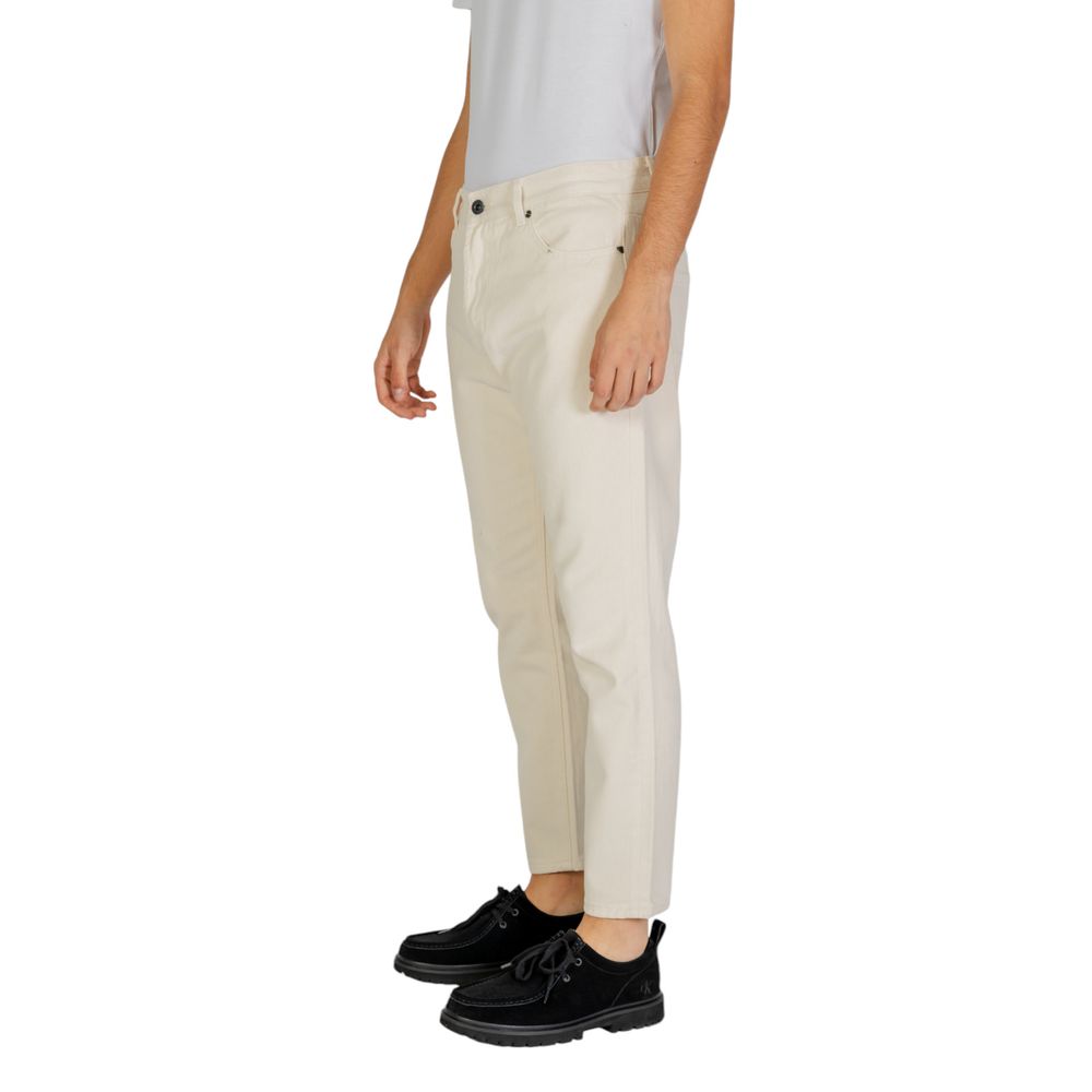 Cream Cotton Pant