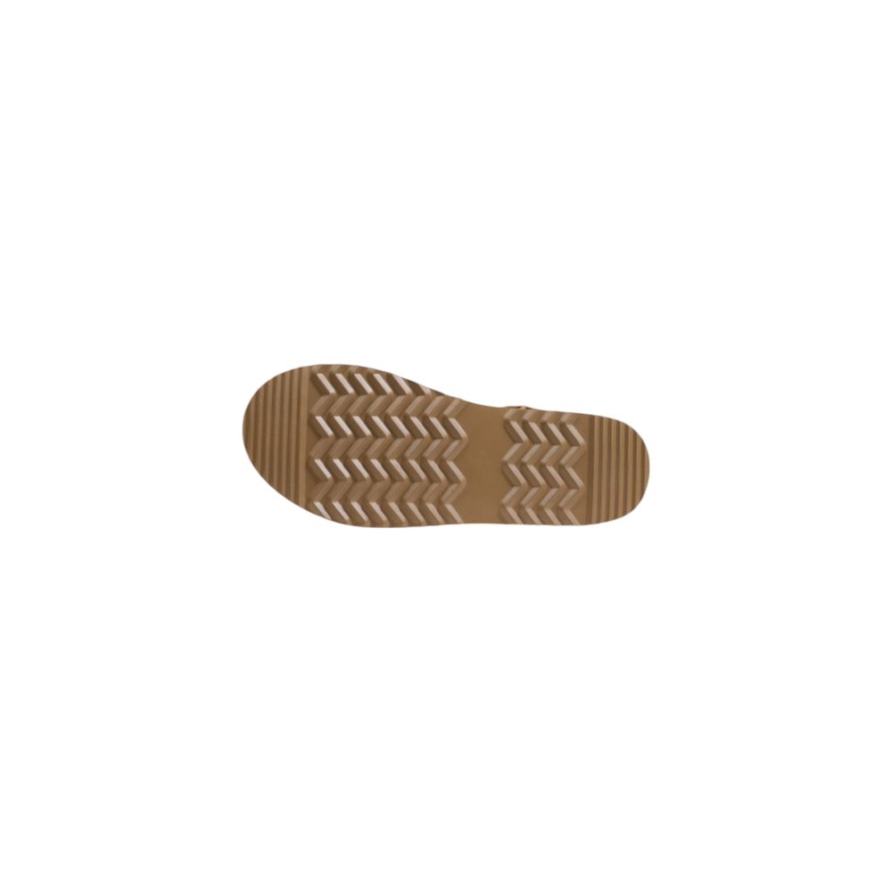 Beige Leather Ankle