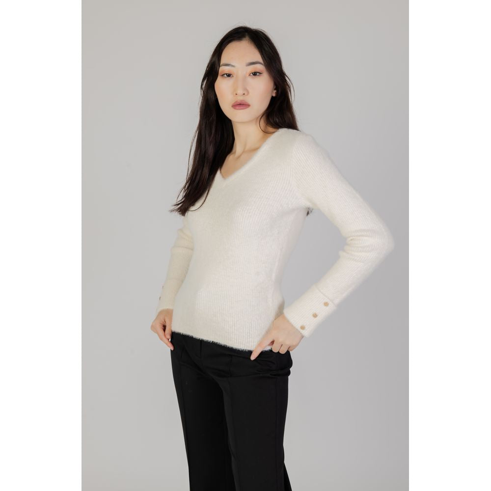 Cream Polyamide Sweater