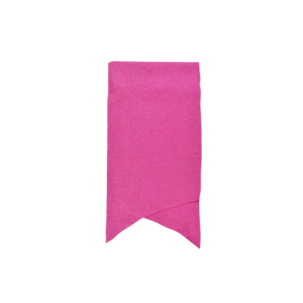 Pink Recycled Polyester Scarf