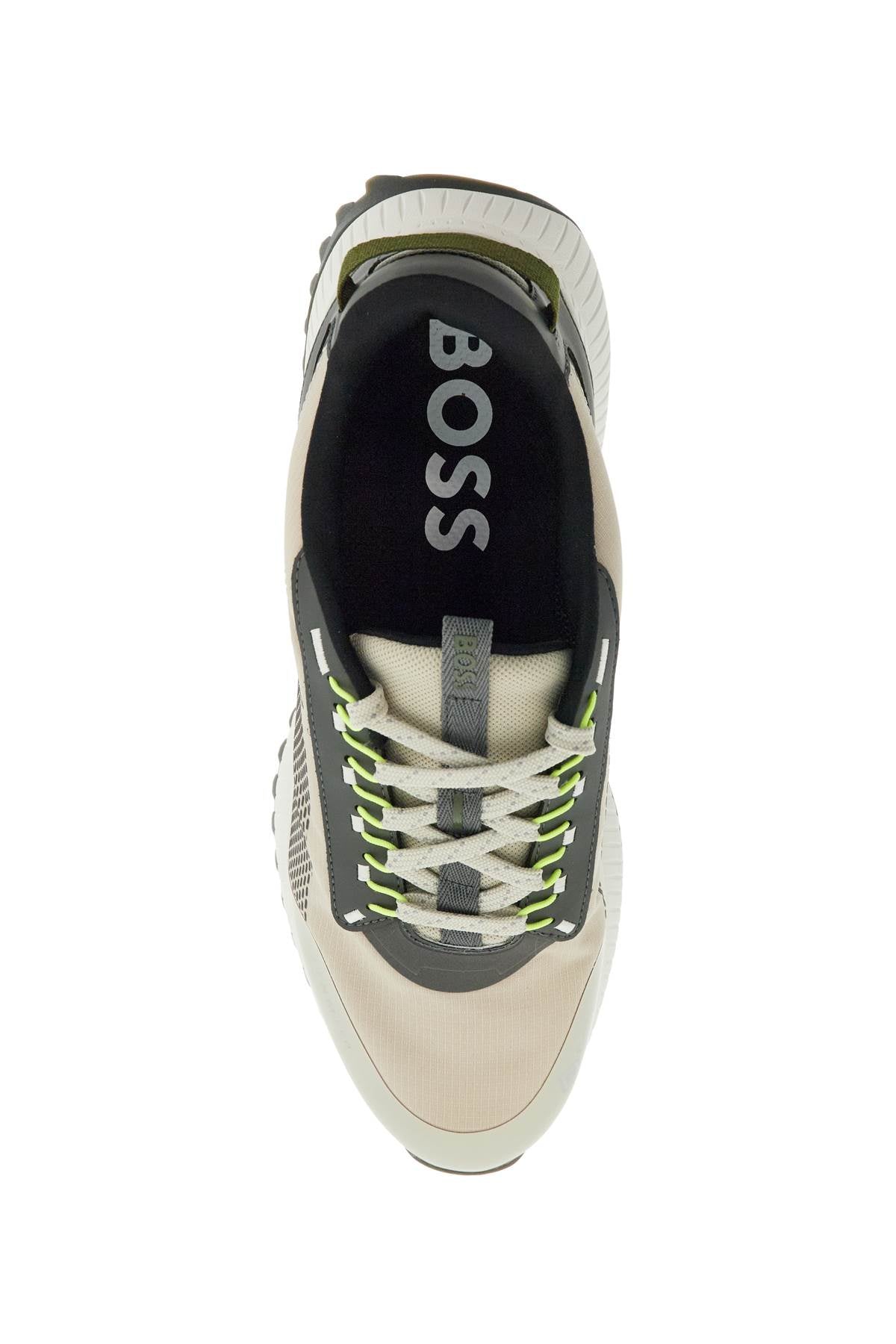 Boss sneakers ttnm evo_runn_rsgtx beige lightweight breathable non-slip men