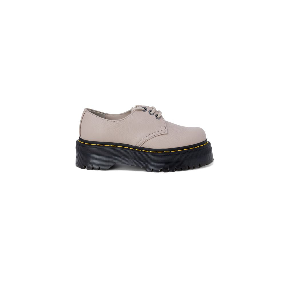 Purple Leather Lace-Up Boot