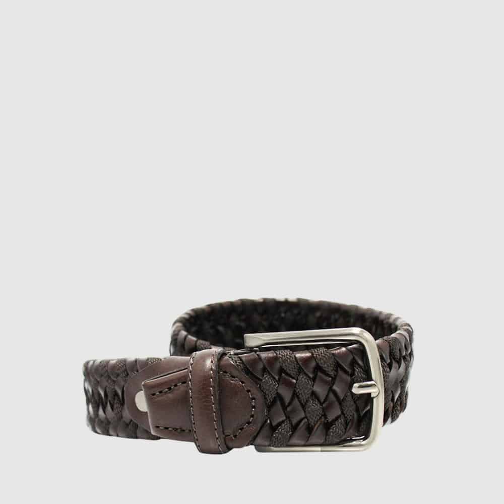 The Trend Italian Leather Belt — Dark Brown