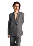 Blazer with Checked Pattern Rock Patterned